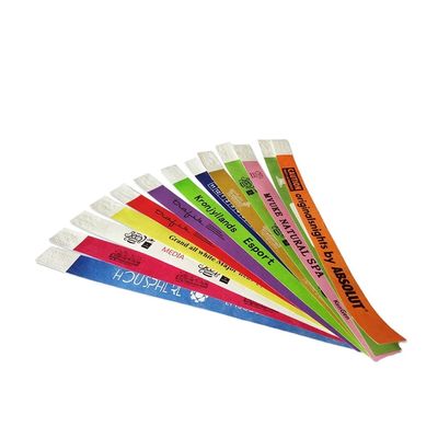 Events and Festivals Usage Scenarios Personalized Tyvek Bracelet with QR Code