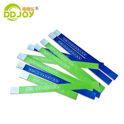 Events and Festivals Usage Scenarios Personalized Tyvek Bracelet with QR Code
