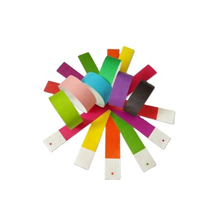 Customized Logo Waterproof Tyvek Paper Wristband for Christmas Decoration and Indoor