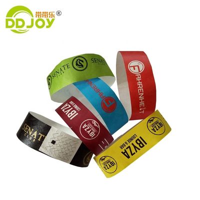 Durable Purple Tyvek Wristbands for One Time Events 250*25mm/250*19mm