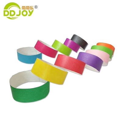 Durable Purple Tyvek Wristbands for One Time Events 250*25mm/250*19mm