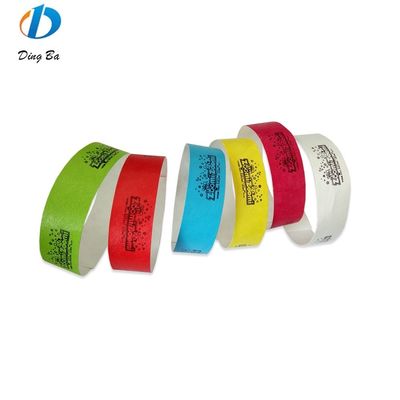 Custom Letters Theme Tyvek Paper Wrist Band for Event Security and Identification