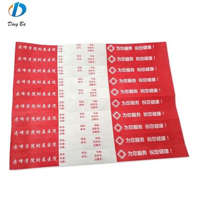 Custom Tyvek Waterproof Wristband for Event Party Festival and Wedding OEM Customized