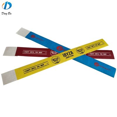 Custom Tyvek Waterproof Wristband for Event Party Festival and Wedding OEM Customized